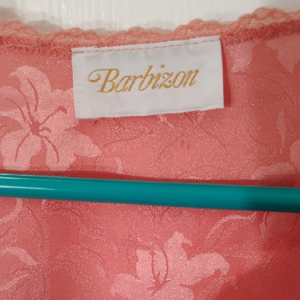 Chic Coral Vintage Barbizon Robe - Picture 2 of 4